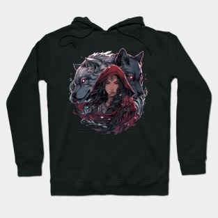 Witchy Red Riding Hood and Her Wolves Hoodie